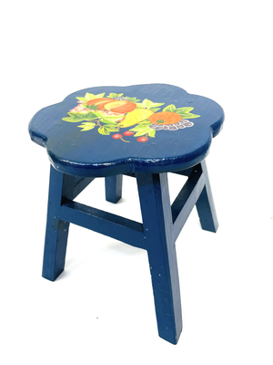 Blue children's chair, in/outdoor 27cm, , medium