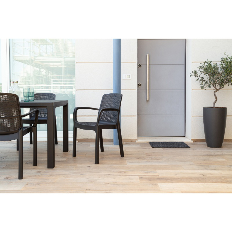 Product image: Toomax numana outdoor chair 58x56,5x83cm - anthracite, , medium-null