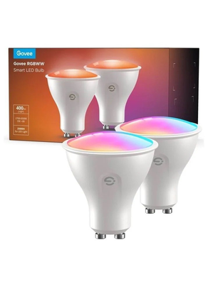 Govee bulb ceiling gu10 smart led 400 lumens rgbww (pack of 2) b600d3c1, , medium