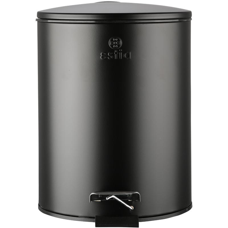 Estia pedal bin 5l - black mat, , medium image number null