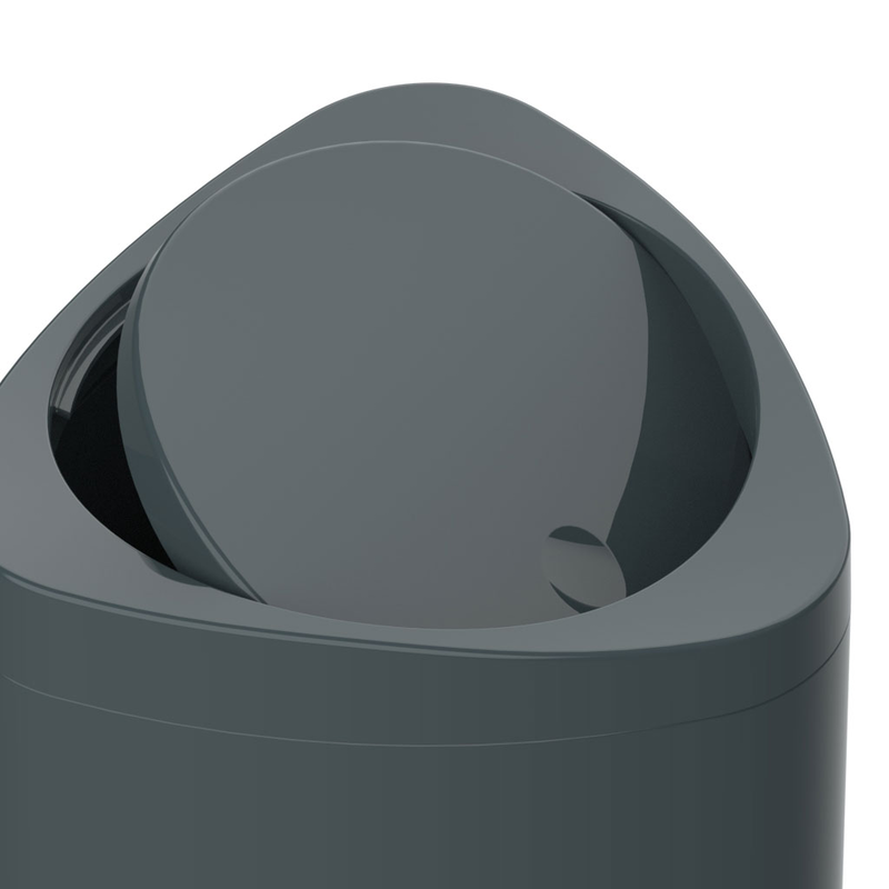 Saniplast toilet bin pitagora grey pp 5l, , medium-null