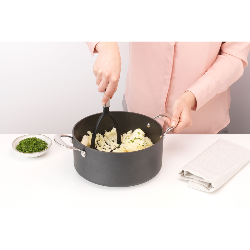 Brabantia non-stick potato masher matt steel, , medium-null