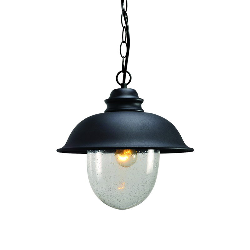 Sunlight 1xe27 (max.60w) pendant light aluminum matte black ip44 l275xw275xh905mm, , medium-null