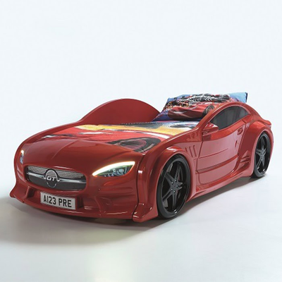 Mercedes f1 - car bed, Red, medium
