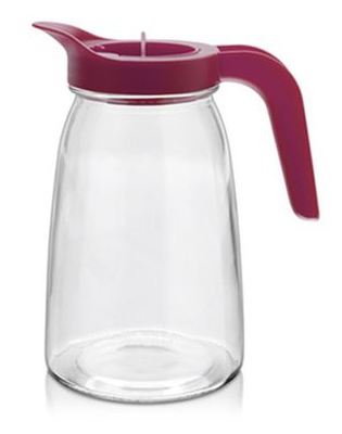 Borgonovo flexy jug pink lid 1.5l, , medium