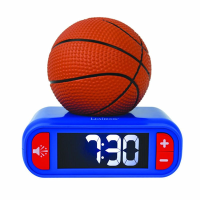 Lexibook digital basketball clock with light and sound &ndash; lcd display and melodies rl800ba, , medium