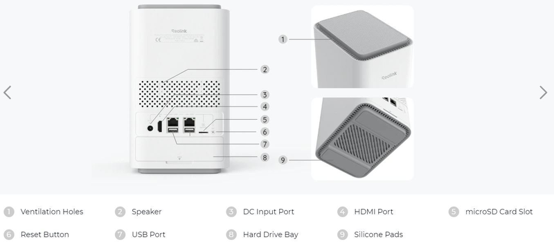 Reolink hub home hub pro supports 24 cameras, , medium-null