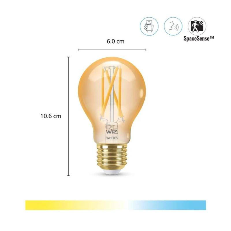 Λαμπα φωτιστικου Wi-Fi με amber filament 50w a60 e27-null