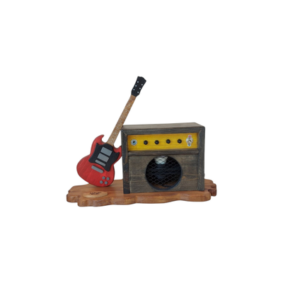 Wooden Guitar Tablelamp, , medium