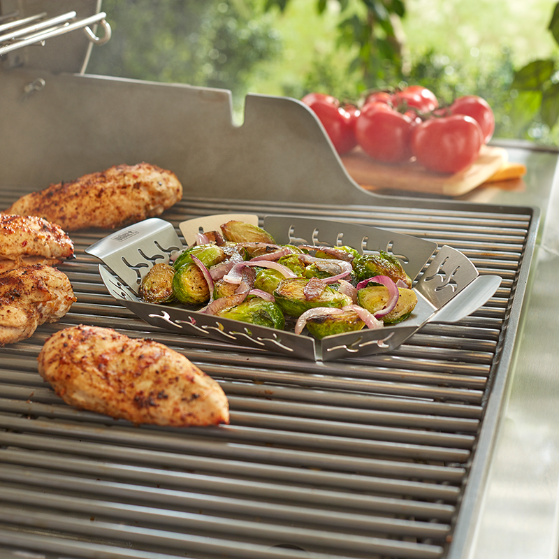 Product image: Weber stainless steel gril basket - small, , medium-null