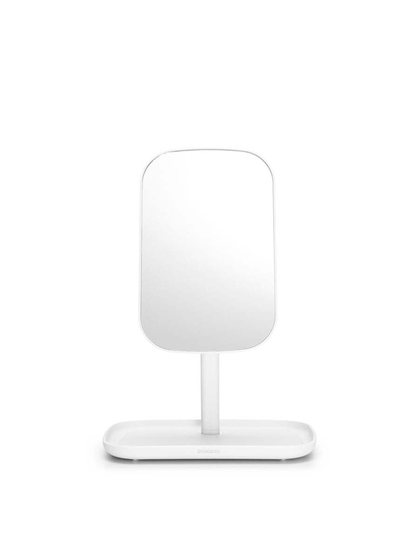 Brabantia mirror with storage tray white, , medium image number null