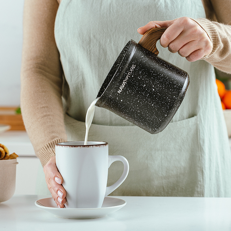 Nava nature non stick stone milk pot 11cm-null