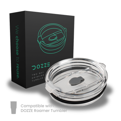 Dozze tumbler transparent colour lid - roamer only, , medium