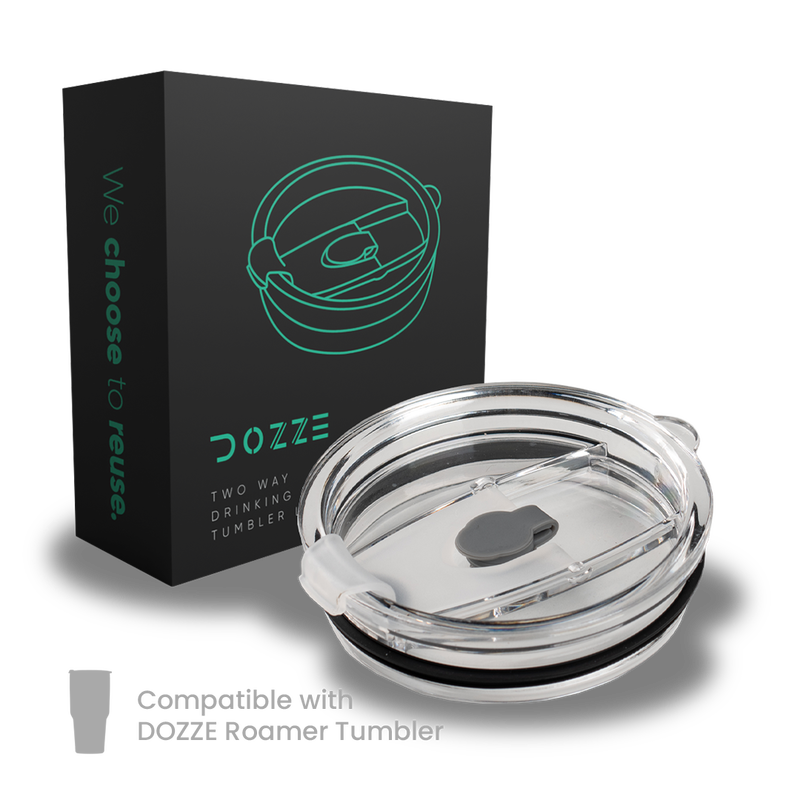 Dozze tumbler transparent colour lid - roamer only, , medium-null