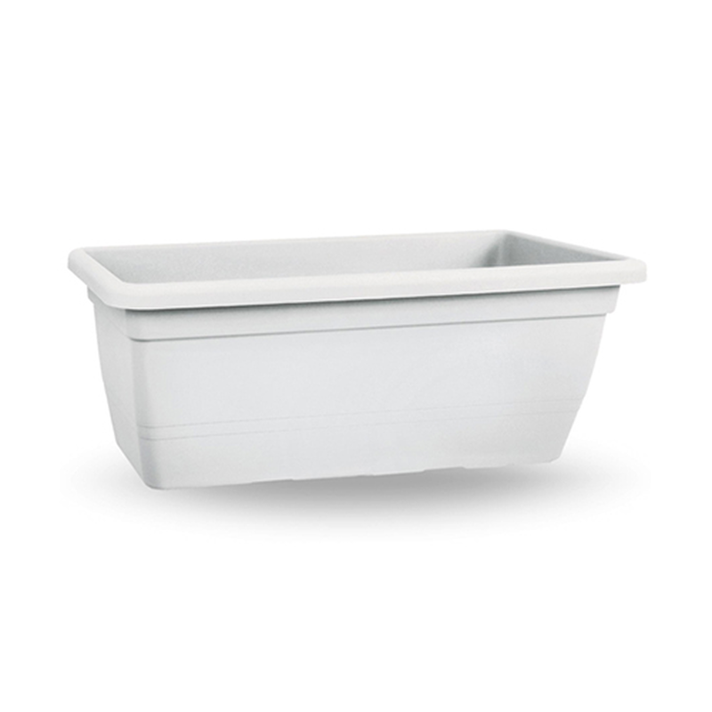 Veca plastic pot rectangular 60x32x28cm white, , medium image number null