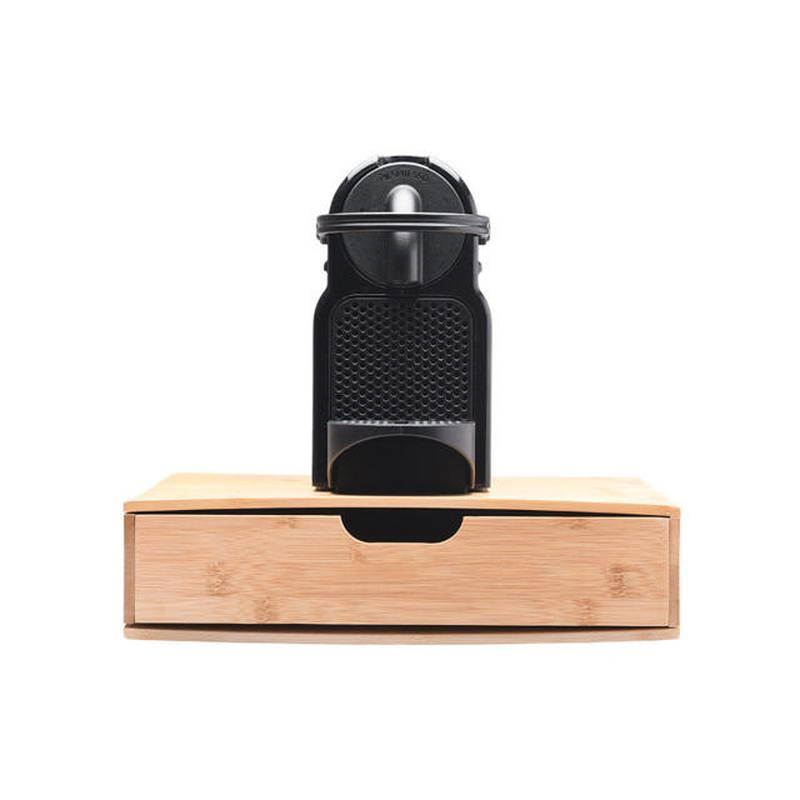 Estia bamboo essentials coffee capsule drawer case with 5 adjustable positions, , medium-null