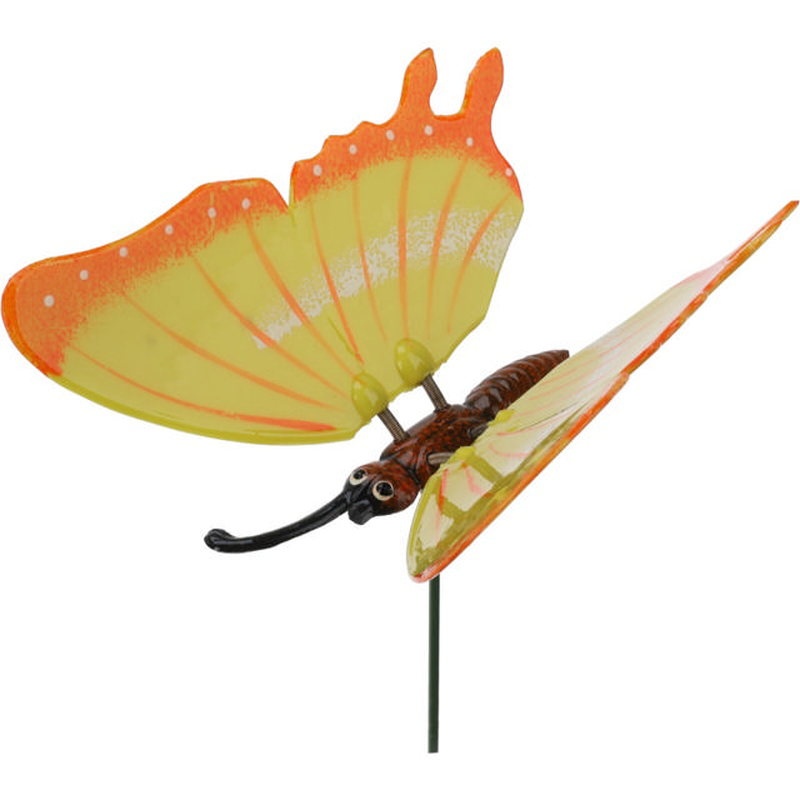 Butterfly decorative garden stick - assorted colors, , medium-null
