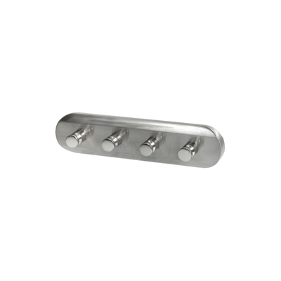 Quarter hanger virginia brushed nickel, Nickel, medium