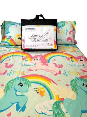 Jones essentials quilt 180x230cm uincorn, , medium