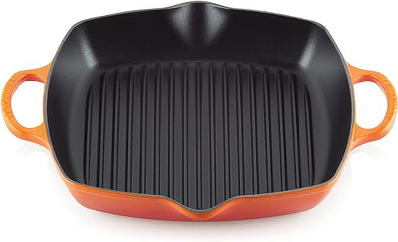 Le creuset-volcanic cast iron deep square grill 30cm, , medium-null