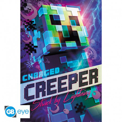 Abysse minecraft poster creeper, , medium