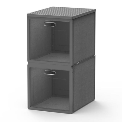 Tiddy cabibox double shoe unit 30x40x60cm - grey, , medium