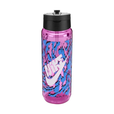 Nike tr renew recharge straw bottle 24 oz graphic, Pink, medium