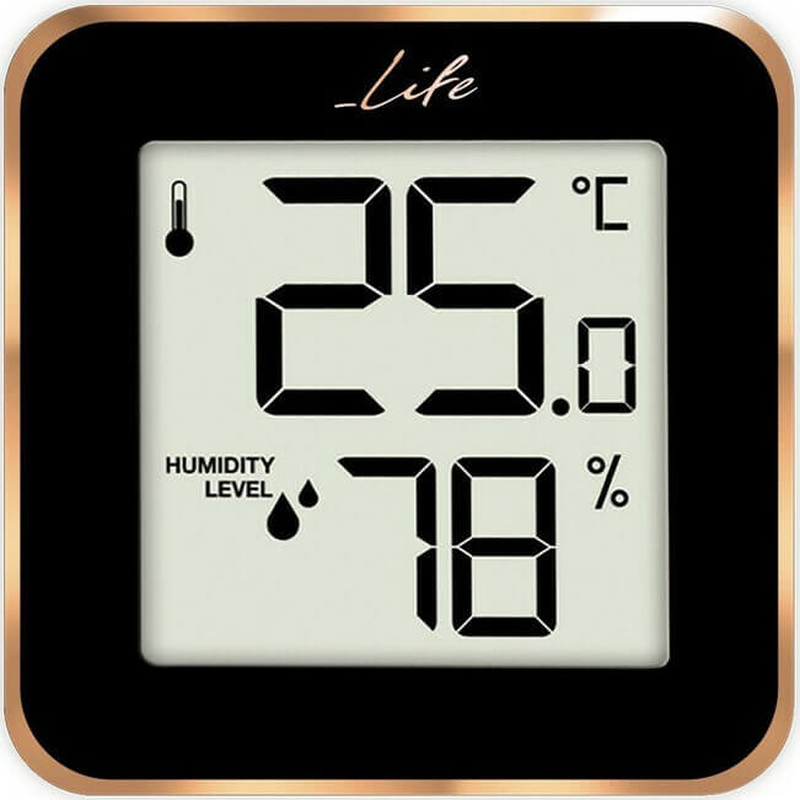 Life 221-0228 aluminium mini rose gold thermometer, , medium-null