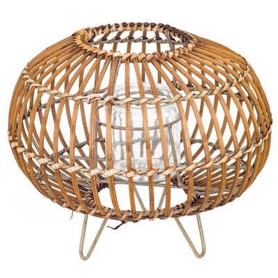 Rattan candle holder, , medium