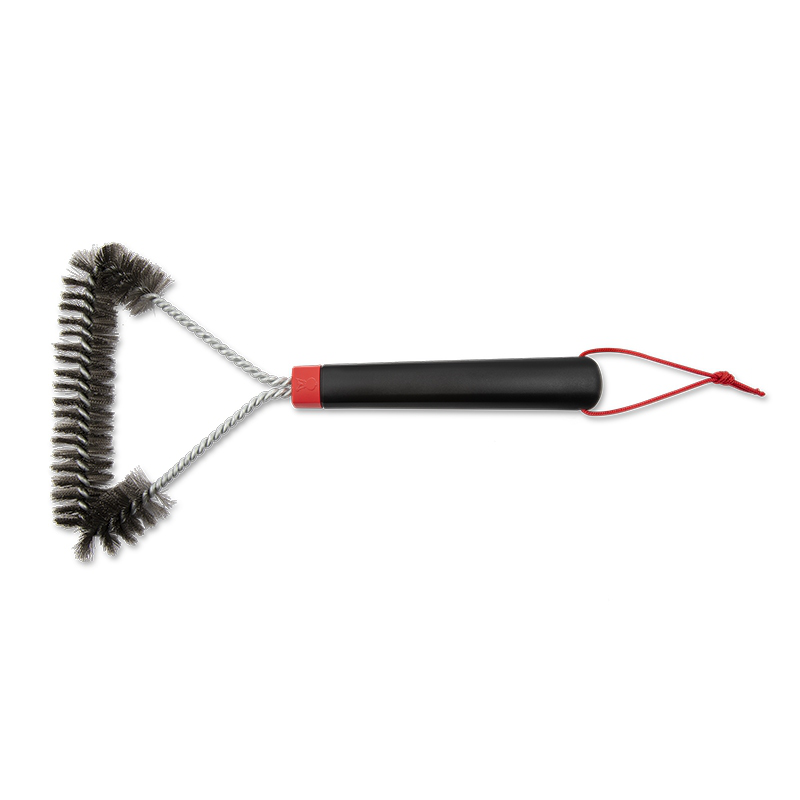 Weber 3 sided grill brush 30cm, , medium image number null