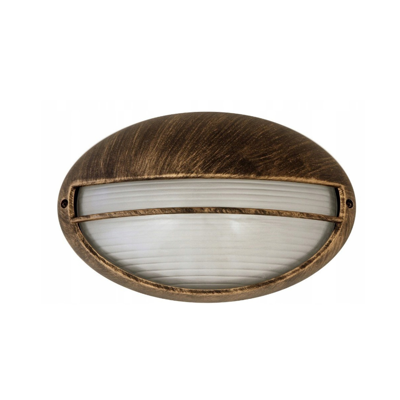 Hektor wall-mounted garden light gold antique, , medium-null