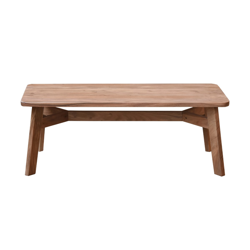 Solid acacia wood coffee table 120x60, , medium-null