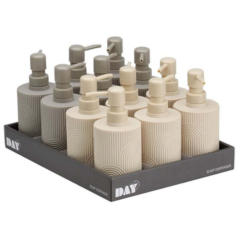 Day plastic soap dispenser 380ml 9x8x17cm 076647 (1pc random selection of color), , medium-null