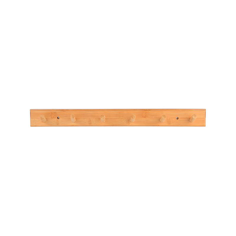 Estia κρεμαστρα τοιχου bamboo 6 γαντζακια 59x6cm, , medium-null