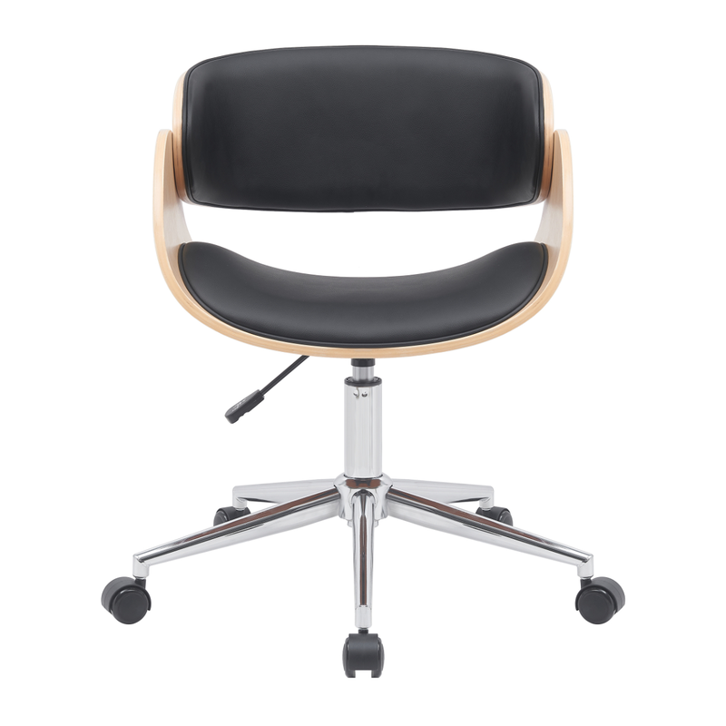 Demeyere junon office chair 60x52x72cm - walnut/black, , medium-null