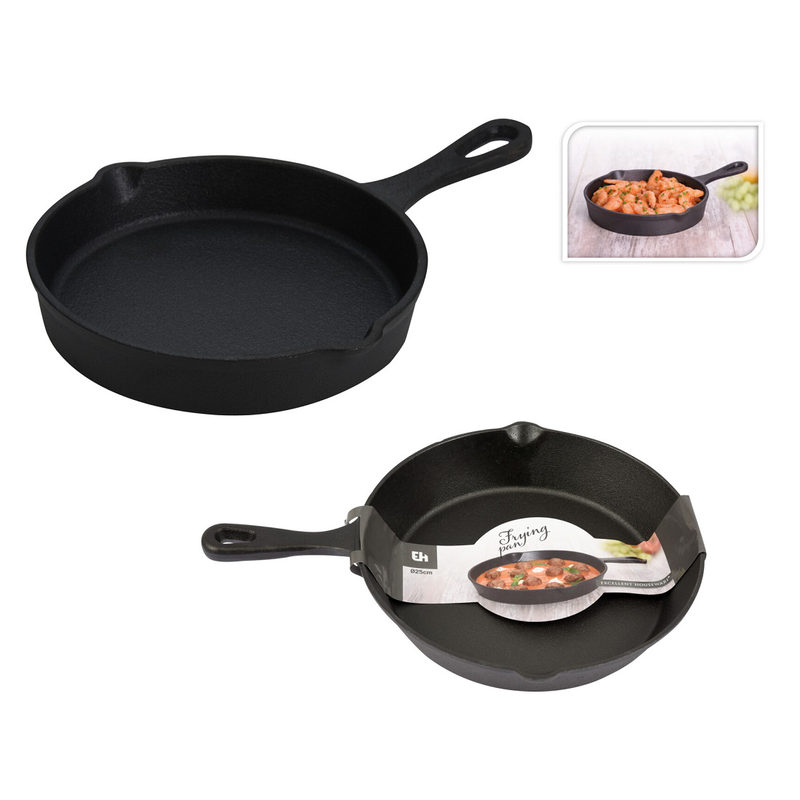 Cast iron fry pan ø135mm, , medium-null