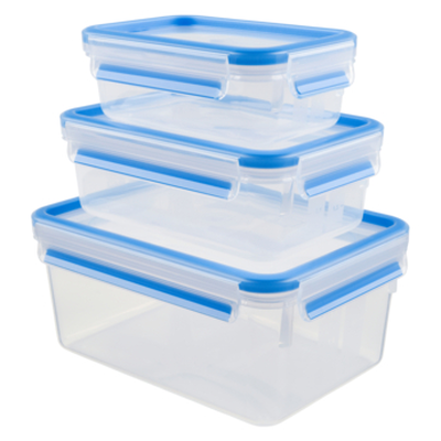 Tefal k3028912 tefal masterseal fresh box σετ 3 τεμαχίων - 0.55/1.0/2.3l, , medium