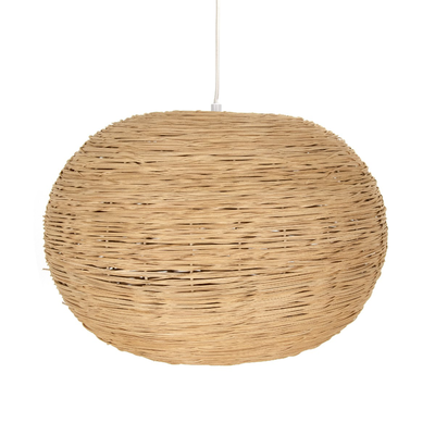 Rattan ceiling lamp with cable, , medium