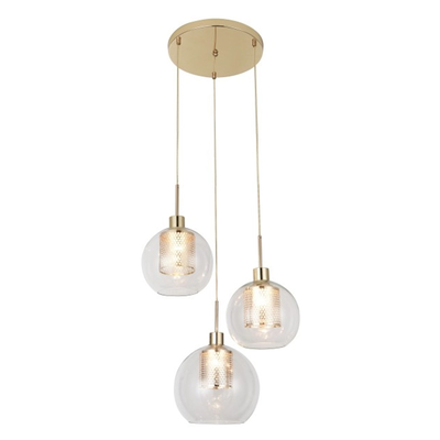 Philana pendant lighting 3light gold, , medium