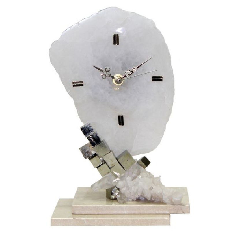Rock crystal clock scale base small, , medium-null