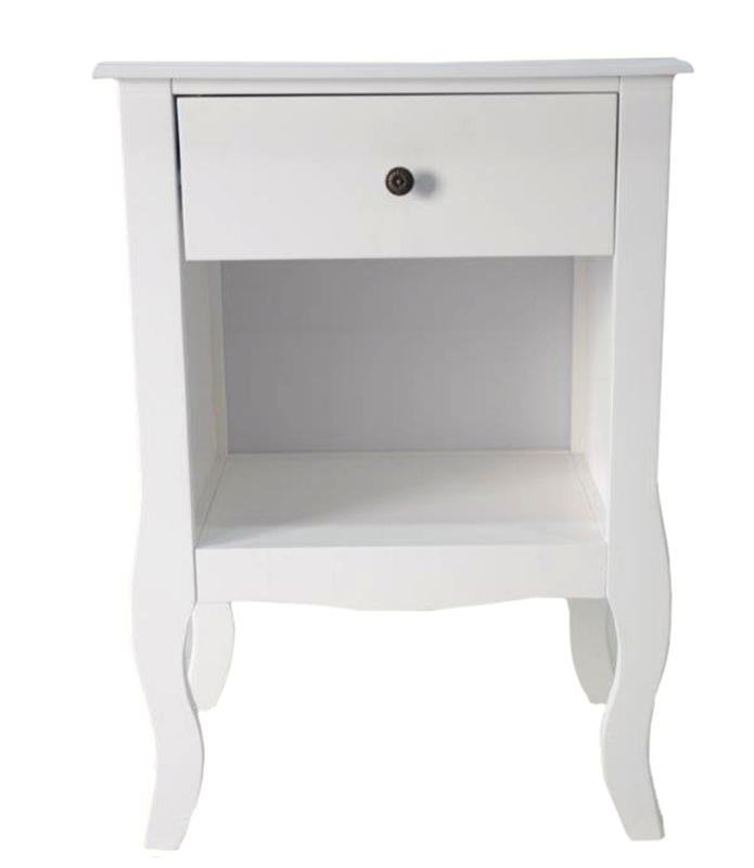 Superliving toulouse bedside table 48x34x70cm - white, , medium image number null
