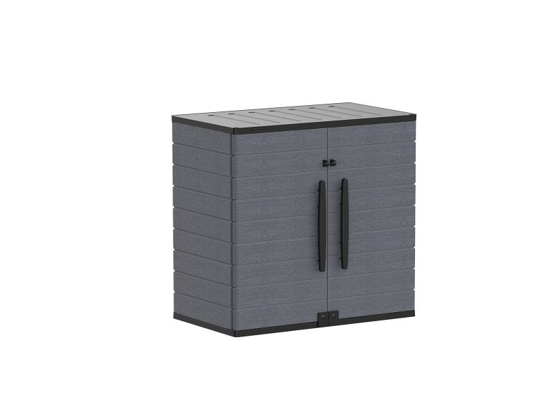 Duramax plastic cabinet double leaf with floors 81x47x178cm brown image number null