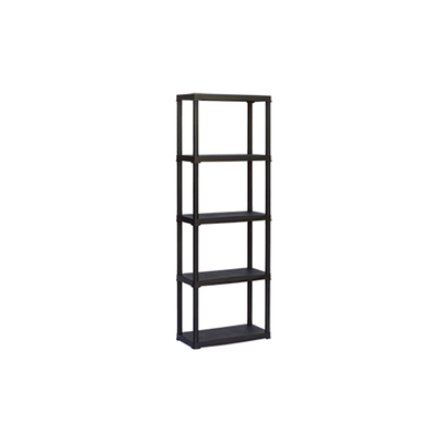 Artplast shelf with 4 shelves polypropylene 700x300x1320mm black