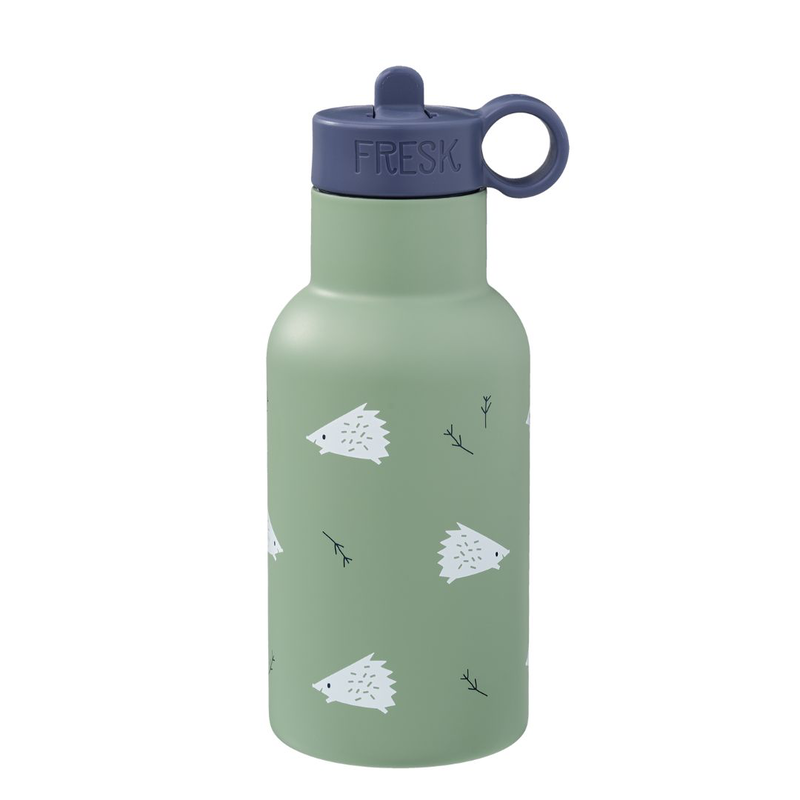 Product image: Fresk stainless steel bottle hedgehog 350ml with extra lid, , medium-null