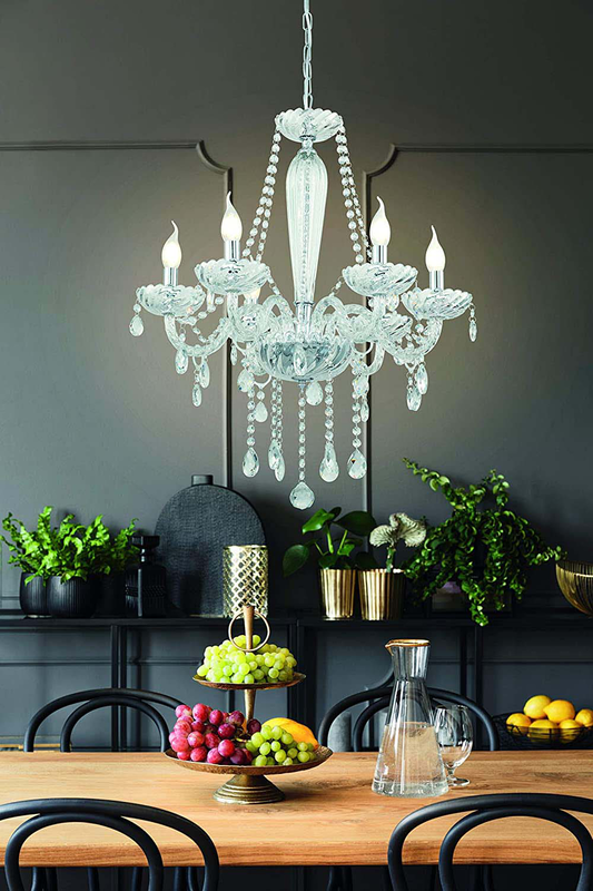 Eglo 'basilano 1' pendant light 4xe14 ø720mm, , medium image number null