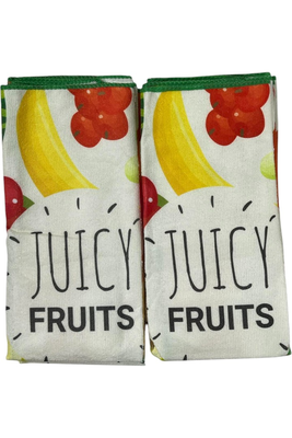 6pcs microfiber kitchen towel #k0029, Yellow, medium