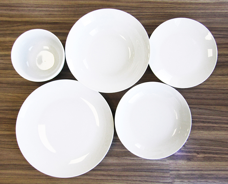 Lifestyle dinner plate porcelain white 27cm, , medium image number null