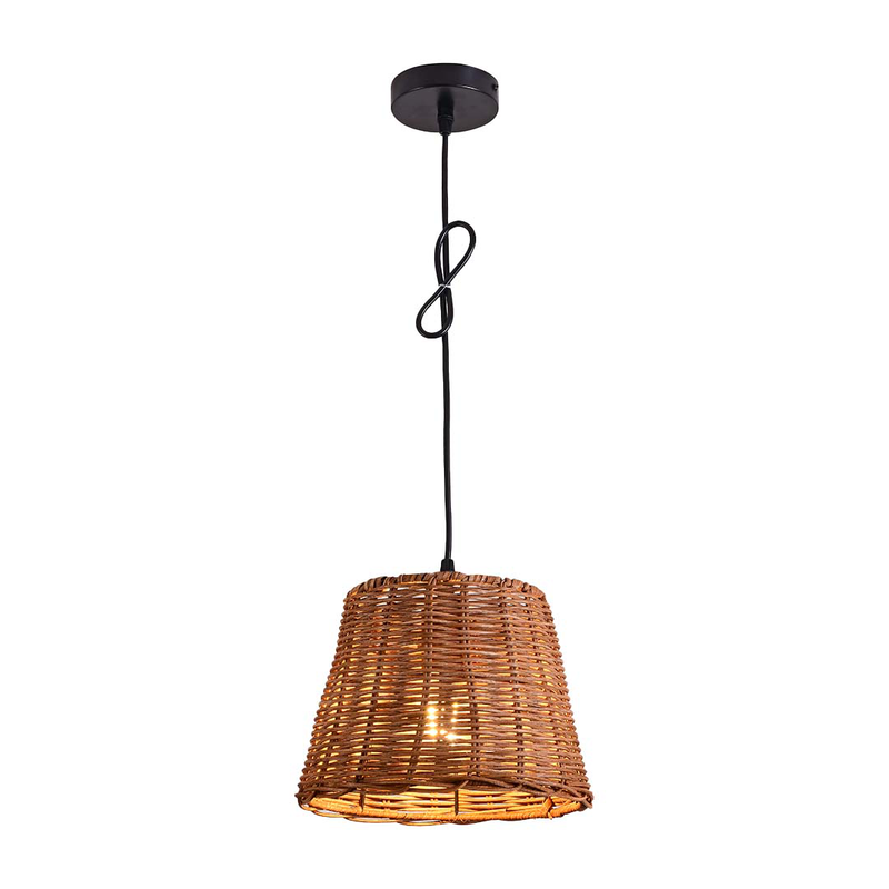 Sunlight 'malay' 1xe27 (max.40w) pendant light rattan ø240xh1200mm, , medium-null