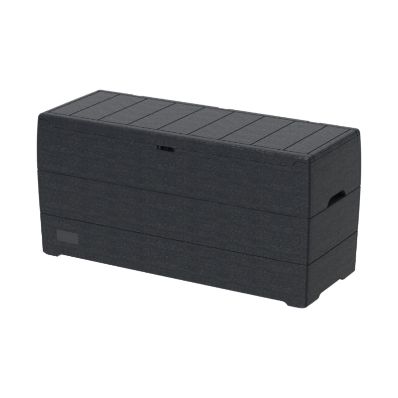 S-outdoor store box 270l plastic cushion box - dark grey, , medium-null