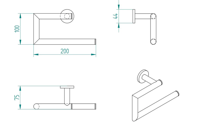 Product image: Omicron towel ring-null
